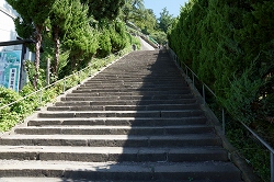 白虎隊霊場への階段