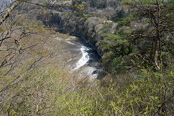 第１観瀑台から見た吹割の滝し