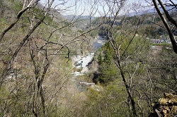 第３観瀑台から見た吹割の滝