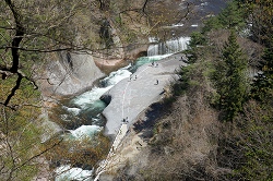 第３観瀑台から見た吹割の滝