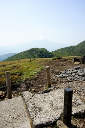駒ヶ岳山頂と富士山