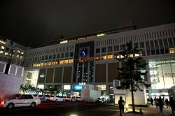 夜の札幌駅南口