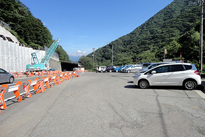 新潟県側登山口駐車場