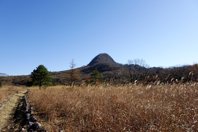 ゆうすげの道から見た相馬山