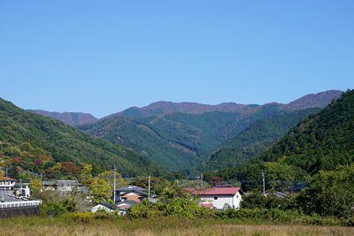 川内町から見た鳴神山