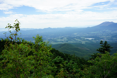田代湖と浅間山