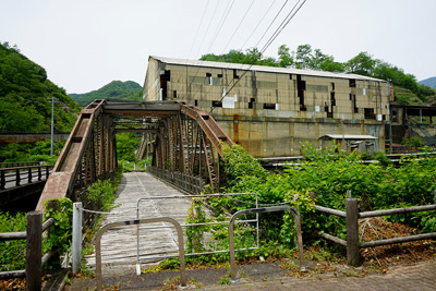 帰りに立ち寄った古河橋と足尾本山駅跡